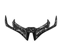 Alerón Motocicleta para R15 V3 Motocicleta ABS Pico De Pájaro ala Viento Fija Entrada Aleta Tiburón Labio Inferior(Forge Crack)