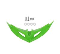 Alerón Motocicleta para Versys para 650 KLE650 LE650E 2015 2016 2017 2018 2019 2020 2021 Guardabarros De Rueda Delantera Pico Cubierta Nariz Extensión Cono(Green)