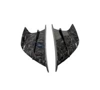 Alerón Motocicleta para YZF R1 R25 MT07 MT09 MT10 BWS Carenado De Motocicleta Alerón Lateral Deflector ala Spoiler(Forja de Grano)