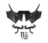 Alerón Motocicleta para Z650 Z 650 2020-2024 Alerón Delantero De Motocicleta Winglet Wing Deflector Naked Downforce Spoilers(Negro)