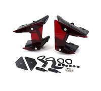 Alerón Motocicleta Spoilers De Carenado Winglet para MT-09 MT 09 MT09 SP 2017-2020(Rojo)