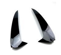 Alerón Paneles Laterales para Mercedes para Benz C Coupe C205 AMG 2015-2019 Alerón Parachoques Trasero Divisor Lateral Canard Decoración Cubierta Embellecedora(Negro Brillante)