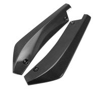 Alerón Paneles Laterales Parachoques Trasero Aleta Canard Splitter Spoiler Lateral Difusor Kit Carrocería Valence Accesorios para Mitsubishi para Lancer 2008-2017(Aspecto de Fibra de Carbono)