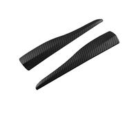 Alerón Paneles Laterales Protector Esquina Parachoques Delantero Trasero Universal Protección Anticolisión Tira Decorativa Accesorios(Carbon 28x5cm)