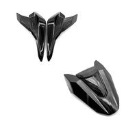 Alerón para CB650R para CBR650R 2018-2023 Cubierta del Asiento Trasero Carenado Pasajero Cubierta Trasera Asiento Kit Winglet(C-Glossy Black)