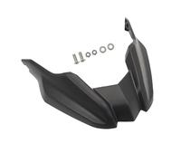 Alerón para Motocicleta para F800GS 2008-2012 F650GS 2008-2013 Rueda Delantera Motocicleta Guardabarros Pico Cono Nariz Extensión Capó Alerón Cubierta Alerones Motocicleta(Negro)