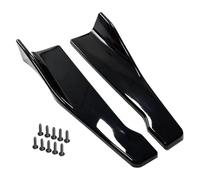 Alerón Parachoques Delantero para Alfa para Romeo 159 Parachoques Delantero Trasero Winglets Falda Lateral Tira De Extensión Alerón Difusor Divisor Protector Arañazos(Negro)