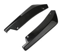 Alerón Parachoques Delantero para BMW Tira Parachoques Delantero Trasero Coche Universal Difusor Alerón Labios Divisor Winglets Extensión Faldón Lateral Protector contra Rayones(Negro)