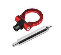 Alerón Parachoques Delantero para Chevrolet para Camaro (2016+) Gancho Remolque Coche Aluminio Ganchos Gancho Remolque Anillo Remolque Trasero Gancho Tracción Parachoques Alerón Delantero(Rojo)