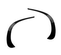 Alerón Parachoques Delantero para GLC para X253 para GLC260 para GLC300 2020 2021 ABS Parachoques Delantero Alerón Salida De Ventilación Cubierta Embellecedora(Glossy Black)