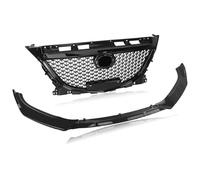 Alerón Parachoques Delantero para Mazda 3 para Axela 2014-2016 para Mazda3 Forma Panal Rejilla Superior Parrilla Alerón Inferior Delantero Parachoques Labio Kit Carrocería Divisor