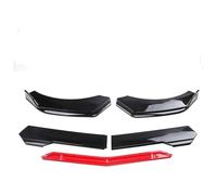 Alerón Parachoques Delantero para Mazda para CX-5 para CX-3 para CX-9 Parachoques Delantero del Coche Alerones Labios Barbilla Kits Carrocería Falda Divisora difusor Cubiertas(Black Red)