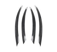 Alerón Parachoques Delantero Para Mercedes Para Benz Clase C W205 C180 C200 2015-2018 Parachoques Delantero Alerón Divisor Rejilla De Luz Antiniebla Cubierta De Ventilación(Carbon Fiber Look)