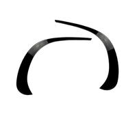 Alerón Parachoques Delantero para Mercedes para Benz GLC X253 GLC260 GLC300 2020-2021 Salida Ventilación Embellecedor ABS Accesorios para Coche(Glossy Black)