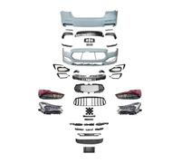 Alerón Parachoques Delantero para Quattroporte para Trofeo Lámpara Trasera Mejorada Parachoques Delantero Trasero Labio Parrilla Alerón Faro Luces Traseras(Body Kit n Lights)