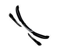 Alerón Parachoques Delantero para Serie 3 E90 E91 LCI 320i 330i 2009-2012 Alerón Parachoques Delantero Protector Divisor Cuchilla Inferior(Glossy Black)