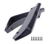 Alerón Parachoques Delantero Tira Parachoques Delantero Y Trasero Universal para Coche Extensión Labio Alerón Difusor Divisor Protector Arañazos Winglets Falda Lateral Paso(Carbon Fiber)