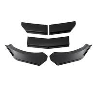Alerón Parachoques Delantero Universal Para Benz Coche Parachoques Delantero Kit De Carrocería Con Alerón Separador(5pieces Bright Black 1)