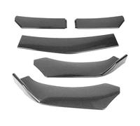 Alerón Parachoques para Volvo XC60 MK1 MK2 2008-2026 Divisor Parachoques Delantero Kit Carrocería Deportiva Exterior Coche 5 Uds Labio Alerón Seccional Frontal Alerón Divisor(Fibra de Carbon)