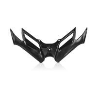Alerón Spoiler para CFMOTO 300SR para CF250SR 250SR para MY22 Carenado Delantero Motocicleta Alerón Aerodinámico Cubierta Inferior Protector Aleta Viento Fija(Negro)