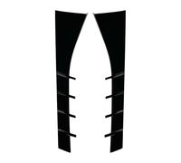 Alerón Tapa Maletero para B&MW Serie 3 G21 2019-2024 Alerones Traseros De Coche Wagon Touring Alerón Lateral De Ventana Trasera Embellecedor Divisor De Cola Labio(Carbon Fiber Look)