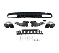 Alerón Techo para Mercedes W205 para AMG 2015 2016 2017 2018 2019 2020 2021 Juego Difusor Parachoques Y Escape