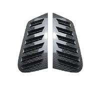 Alerón Techo para VW para Polo MK4 9N 2001-2023 Cubierta Persiana Ventana Contraventanas Triangulares Traseras(Aspecto de Carbono)