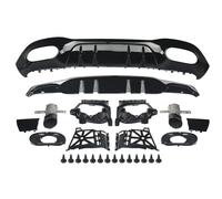 Alerón Techo Trasero Difusor Trasero + Tubos Escape para Mercedes Clase A W177 para AMG A35 Style 2019+ Accesorios para Coche Spoiler Alerón Trasero