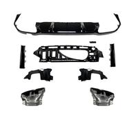 Alerón Techo Trasero para Benz Clase E W213 E200 E260 E300 para AMG Sport Sedan E63 2021-2023 Kit Carrocería Alerón Difusor Labio Parachoques Trasero Spoiler Alerón Trasero