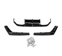 Alerón Trasero 3 Uds para Difusor Parachoques Trasero Spoiler Labio para F80 para M3 F82 para M4 2015-2020 Inferior Kit Cuerpo Alerón Trasero del Coche(Negro Brillante)