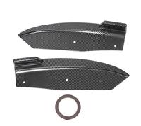 Alerón Trasero aerodinámico para X4 G02 M-Sport 2018-2021, Pack 2 Piezas, difusor Ligero de ABS Negro - Mejora el Rendimiento, Estilo Deportivo Sofisticado, fácil instalación p (Estilo de Fibra de