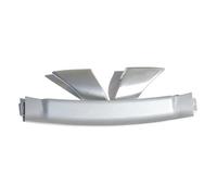 Alerón Trasero Alerón Cola para Civic ABS FD2 Spoiler 2006 2007 2008 2009 2010 2011 2012 2013 2014 2015 Tres Partes Cubierta Maletero Coche ala Trasera Spoiler(Plata)