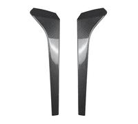 Alerón Trasero Alerón Lateral Divisores Kit De Carrocería ABS para VW para Tiguan para R Line MK2 2017 2018 2019 2020 2021 HETEVSCCK(Carbon Look)