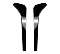 Alerón Trasero Alerón Lateral Divisores Kit De Carrocería ABS para VW para Tiguan para R Line MK2 2017 2018 2019 2020 2021 HETEVSCCK(Glossy Black)