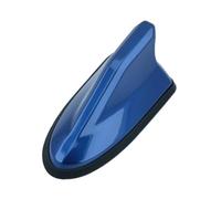 Alerón Trasero Antena Universal Impermeable con Forma Aleta Tiburón Antenas Radio Coche Antena Automática Señal Más Fuerte Pintura Piano Adecuada Spoiler Wing(Deep Blue)