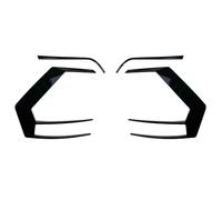 Alerón Trasero Coche 1 Par Divisores Parachoques Trasero, Luz Trasera Canard, Alerón Luz Freno para VW para Golf 7, 7.5, MK7, MK7.5, para GTI R, para GTD R400(Style B)