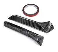 Alerón Trasero Coche Alerón Embellecedor Ventana Coche Alerón para Seat para Leon 5F FR Mk3 MK3.5, ala Trasera Techo 5 Puertas, Borde Lateral, Aleta Trasera(Fibra de Carbon)