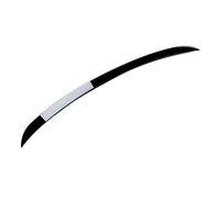 Alerón Trasero Coche Alerón Trasero para VW para Polo 6R 6C GTI 2009-2017 alerón Central Maletero Techo Trasero Divisor ala Kit carrocería Negro Alerón Techo Ventana(Negro Brillante)