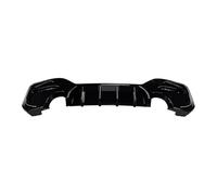 Alerón Trasero Coche Difusor de Parachoques Trasero con luz para BMW Serie 1 LCI, M Sport F20, F21, M135i, M140i (2015-2019)(Dual Side with O)