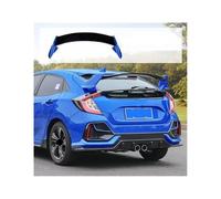 Alerón trasero compatible con Honda Civic 10.ª generación FK7 2016-2020 Hatchback, estilo Type-R, ala de techo, decoración de labio de maletero, kits de carrocería.(Blue Black)