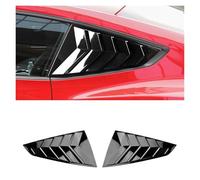 Alerón Trasero Cubierta Persiana Lateral para Ventana Trasera Coche para Ford para Mustang GT S650 2024-2025, ABS, Fibra Carbono, Color Negro Brillante, Accesorios Difusor Labios(Gloss Black)