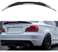 Alerón Trasero de Coche para BMW 1 Series E82 E88 Coupe 2005-2011, Fibra de Carbon Alerón de ala Trasera de Techo Rendimiento Accesorios de Modificación Estilo,B Carbon Fiber Look