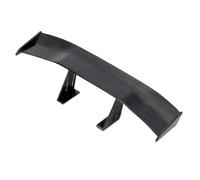 Alerón trasero de coche para decoración de automóvil estilo mini ala compatible con la mayoría de los modelos de vehículos, material ABS (negro)