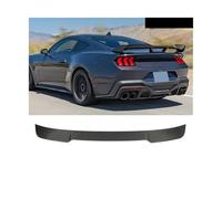 Alerón trasero de fibra de carbono compatible con Ford Mustang Dark Horse GT 2024, kit de carrocería para alerón de maletero y tapa de maletero de carreras.