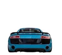 Alerón Trasero de Fibra de Carbono Real Compatible con Audi R8 V8 V10 2007-2016. Reequipamiento de Labio Superior del Maletero, Estilo GT.(Real Carbon Fiber)