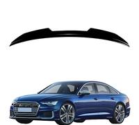 Alerón Trasero de Maletero para Audi A6 S6 C8 PSM 2018 2019 2020 2021 2022 2023 2024 2025,Coche Aleron Trasero,Material ABS,Alerones Spoiler Techo,Autopartes,Gloss Black