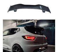 Alerón Trasero de Techo de Coche para Renault Clio, Alerón Trasero de Plástico ABS, Aspecto Negro Brillante/Carbono,Carbon Look
