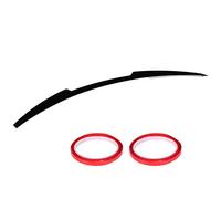 Alerón Trasero de Techo Negro Brillante, modificación de Coche, plástico ABS, Compatible con 6 Atenza 2018 2021, Mejora la Estabilidad de tracción aerodinámica