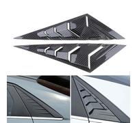 Alerón trasero del coche Embellecedor adhesivo para ventana lateral de rejilla ventilación trasera coche para Hyundai para Elantra 2021 2022(Negro)