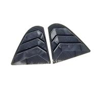 Alerón trasero del coche Embellecedor de cubierta rejilla ventilación para ventana trasera lateral para Mitsubishi para Lancer EX X para EVO 2008-2018(Carbon texture)